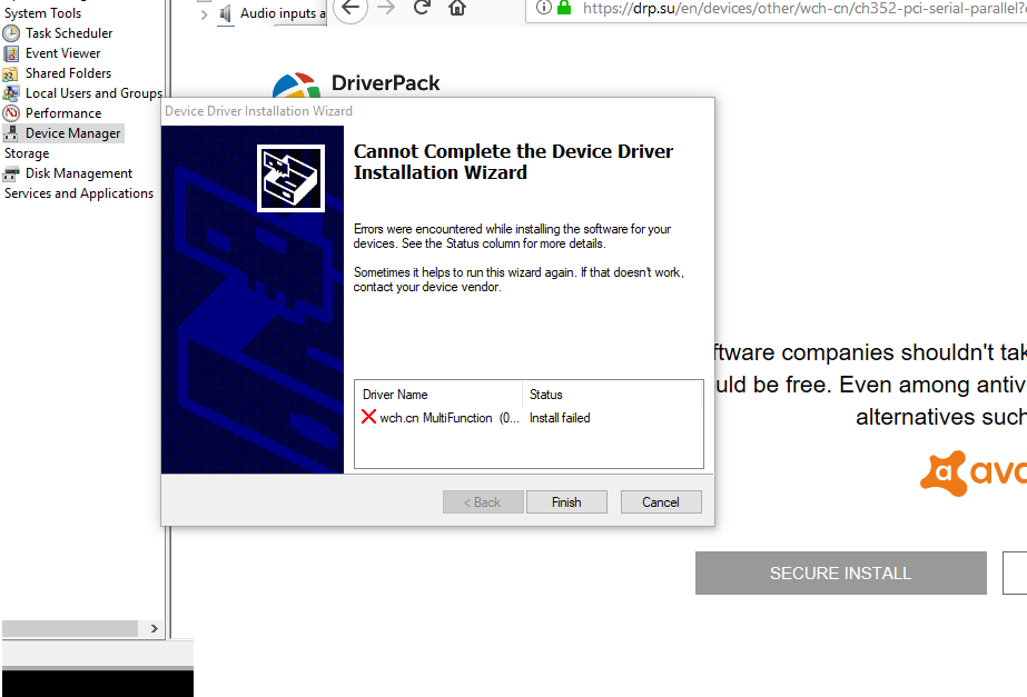 Pci Serial Port Windows 10